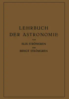 Strömgren | Lehrbuch der Astronomie | Buch | 978-3-642-89464-0 | www.sack.de