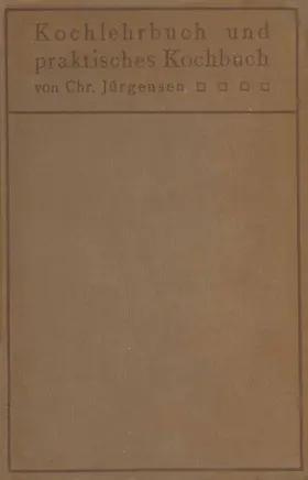 Jürgensen | Kochlehrbuch und praktisches Kochbuch | Buch | 978-3-642-89918-8 | www.sack.de