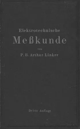 Linker |  Elektrotechnische Meßkunde | Buch |  Sack Fachmedien
