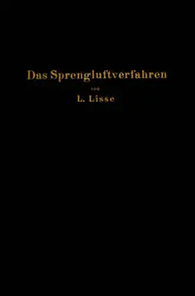 Lisse |  Das Sprengluftverfahren | Buch |  Sack Fachmedien