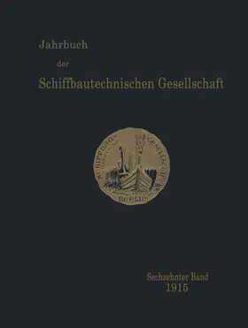  Jahrbuch der Schiffbautechnischen Gesellschaft | Buch |  Sack Fachmedien