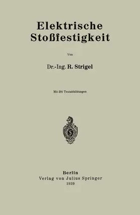 Strigel |  Elektrische Stoßfestigkeit | Buch |  Sack Fachmedien