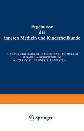 Langstein / Meyer / Schittenhelm |  Ergebnisse der inneren Medizin und Kinderheilkunde | eBook | Sack Fachmedien
