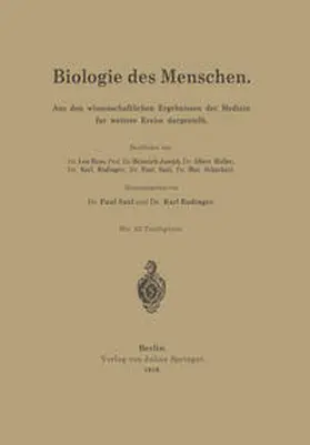 Heß / Joseph / Müller |  Biologie des Menschen | eBook | Sack Fachmedien