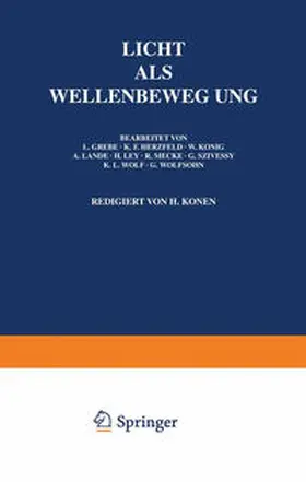 Grebe / Herzfeld / Konen |  Licht Als Wellenbewegung | eBook | Sack Fachmedien