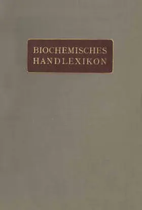 Altenburg / Bang / Einbeck |  Biochemisches Handlexikon | eBook | Sack Fachmedien