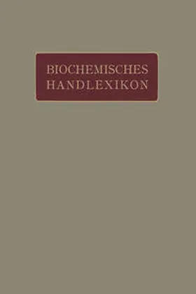 Altenburg / Bang / Einbeck |  Biochemisches Handlexikon | eBook | Sack Fachmedien