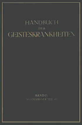 Birnbaum / Nitsche / Vokastner |  Handbuch der Geisteskrankheiten | eBook | Sack Fachmedien