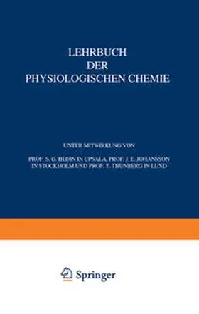 Hedin / Johansson / Thunberg |  Lehrbuch der Physiologischen Chemie | eBook | Sack Fachmedien