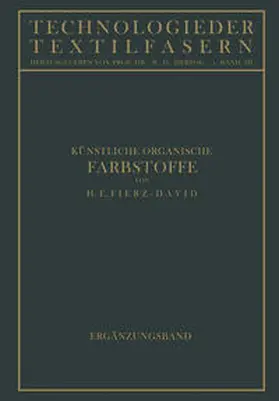 Fierz-David / Herzog | Künstliche Organische Farbstoffe | E-Book | www.sack.de