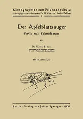 Speyer / Morstatt |  Der Apfelblattsauger | eBook | Sack Fachmedien