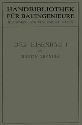 Grüning / Otzen |  Der Eisenbau | eBook | Sack Fachmedien