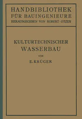 Krüger / Otzen |  Kulturtechnischer Wasserbau | eBook | Sack Fachmedien