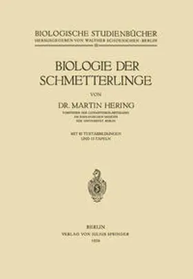 Hering / Schoenichen |  Biologie der Schmetterlinge | eBook | Sack Fachmedien