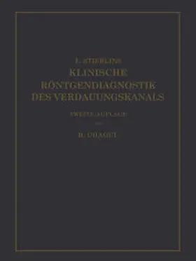 Stierlin / Chaoul |  Klinische Röntgendiagnostik des Verdauungskanals | eBook | Sack Fachmedien