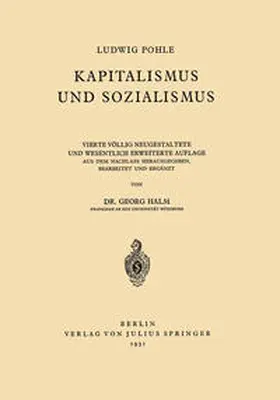 Pohle / Halm |  Kapitalismus und Sozialismus | eBook | Sack Fachmedien