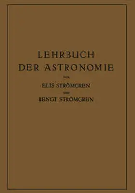 Strömgren |  Lehrbuch der Astronomie | eBook | Sack Fachmedien