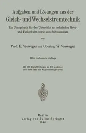 Vieweger |  Aufgaben und Lösungen aus der Gleich- und Wechselstromtechnik | eBook | Sack Fachmedien