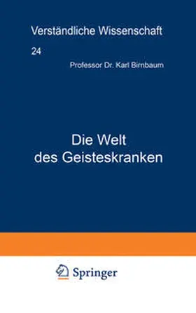 Birnbaum |  Die Welt des Geisteskranken | eBook | Sack Fachmedien