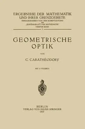 Carathaeodory |  Geometrische Optik | eBook | Sack Fachmedien