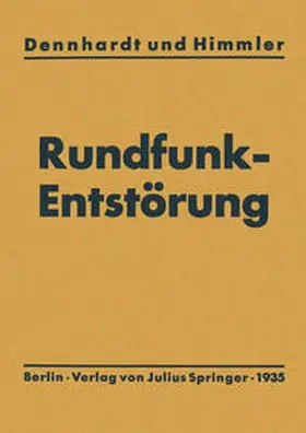 Dennhardt |  Leitfaden der Rundfunkentstörung | eBook | Sack Fachmedien
