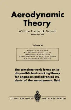 Durand | Aerodynamic Theory | E-Book | www.sack.de