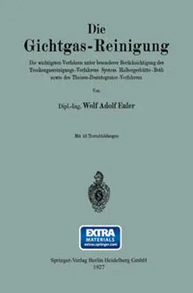 Euler |  Die Gichtgas-Reinigung | eBook | Sack Fachmedien