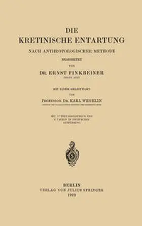 Finkbeiner |  Die Kretinische Entartung | eBook | Sack Fachmedien