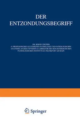 Fischer-Wasels | Der Entzündungsbegriff | E-Book | www.sack.de
