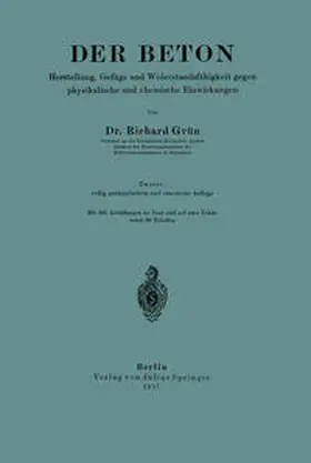 Grün |  Der Beton | eBook | Sack Fachmedien