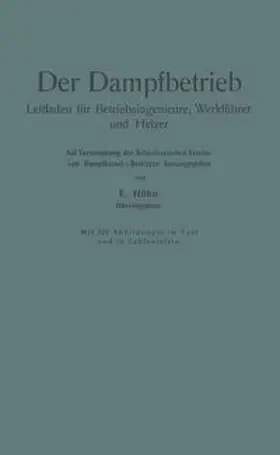 Höhn | Der Dampfbetrieb | E-Book | www.sack.de