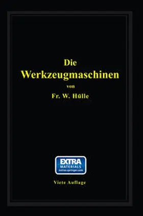 Hülle |  Die Werkzeugmaschinen | eBook | Sack Fachmedien