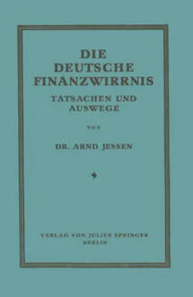 Jessen | Die Deutsche Finanzwirrnis | E-Book | www.sack.de