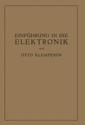 Klemperer |  Einführung in die Elektronik | eBook | Sack Fachmedien