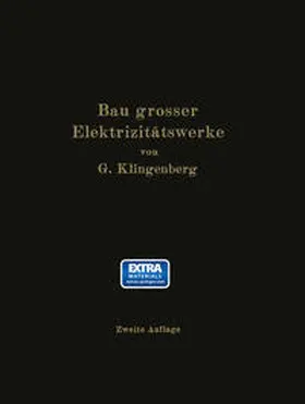 Klingenberg |  Bau großer Elektrizitätswerke | eBook | Sack Fachmedien