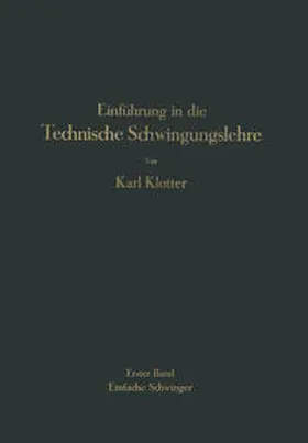 Klotter | Einführung in die Technische Schwingungslehre | E-Book | www.sack.de
