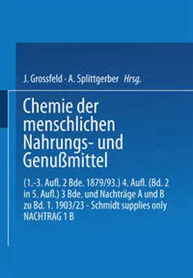 König |  Chemie der menschlichen Nahrungs- und Genussmittel | eBook | Sack Fachmedien