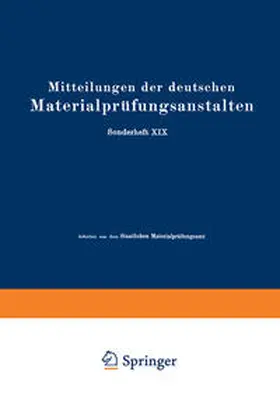 Bauer / Vollenbruck / Siebel | Mitteilungen der deutschen Materialprüfungsanstalten | E-Book | www.sack.de