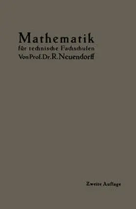 Neuendorff |  Lehrbuch der Mathematik | eBook | Sack Fachmedien
