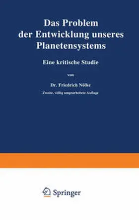 Nölke | Das Problem der Entwicklung unseres Planetensystems | E-Book | www.sack.de