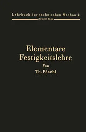 Pöschl | Elementare Festigkeitslehre | E-Book | www.sack.de