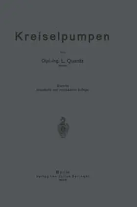Quantz |  Kreiselpumpen | eBook | Sack Fachmedien
