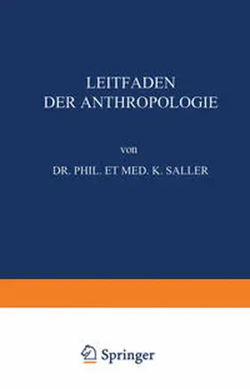 Saller |  Leitfaden der Anthropologie | eBook | Sack Fachmedien