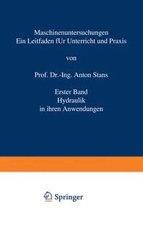 Staus |  Maschinenuntersuchungen | eBook | Sack Fachmedien