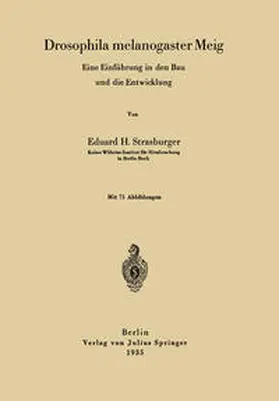 Strasburger |  Drosophila melanogaster Meig | eBook | Sack Fachmedien