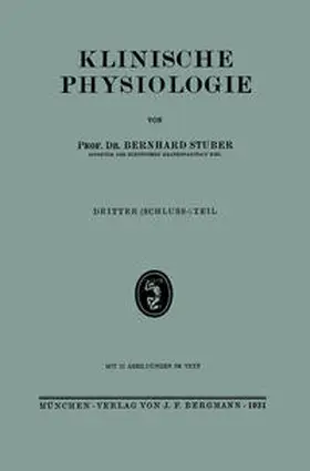 Stuber |  Klinische Physiologie | eBook | Sack Fachmedien
