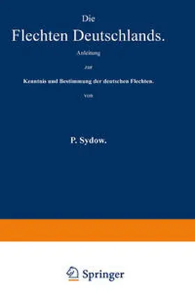 Sydow | Die Flechten Deutschlands | E-Book | www.sack.de