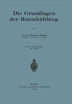 Tamm |  Die Grundlagen der Raumkühlung | eBook | Sack Fachmedien