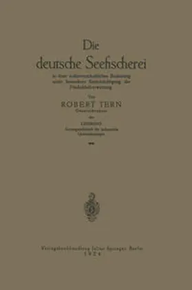 Tern |  Die deutsche Seefischerei | eBook | Sack Fachmedien