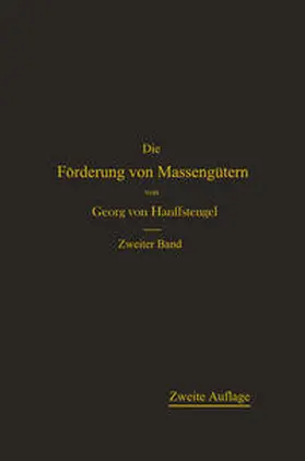 von Hanffstengel | Die Förderung von Massengütern | E-Book | sack.de